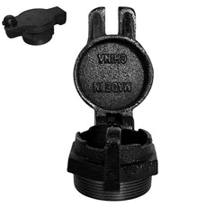 WINTOWIN 2in flip-top vented cap lock-port view demonstrates secure closure preventing leaks.