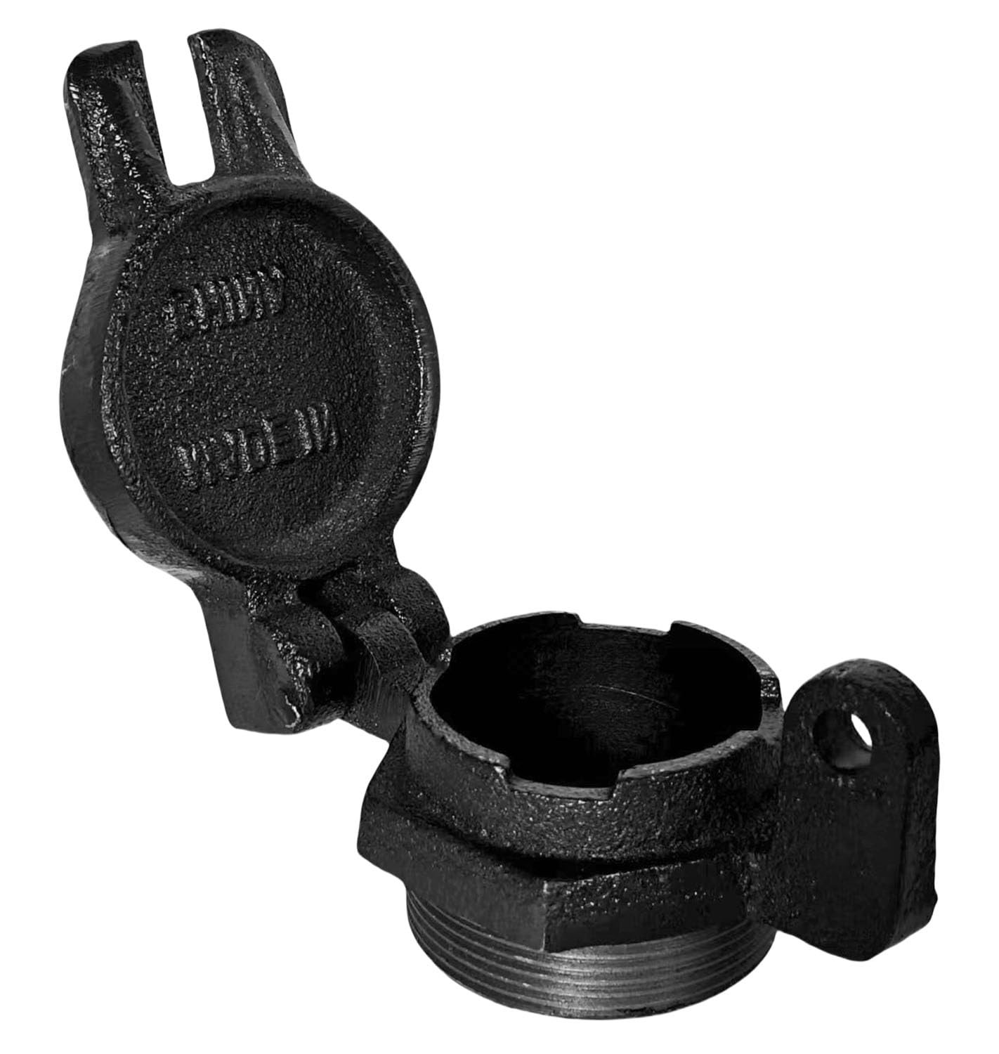 WINTOWIN 2in flip-top vented cap npt-fit view highlights compatibility with standard ports.