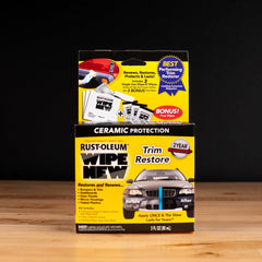 Rust-Oleum Wipe New Trim protective gloss protects surfaces from UV and moisture