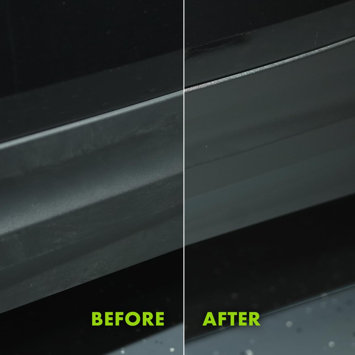 Rust-Oleum Wipe New Trim panel application rejuvenates door panels and bumpers