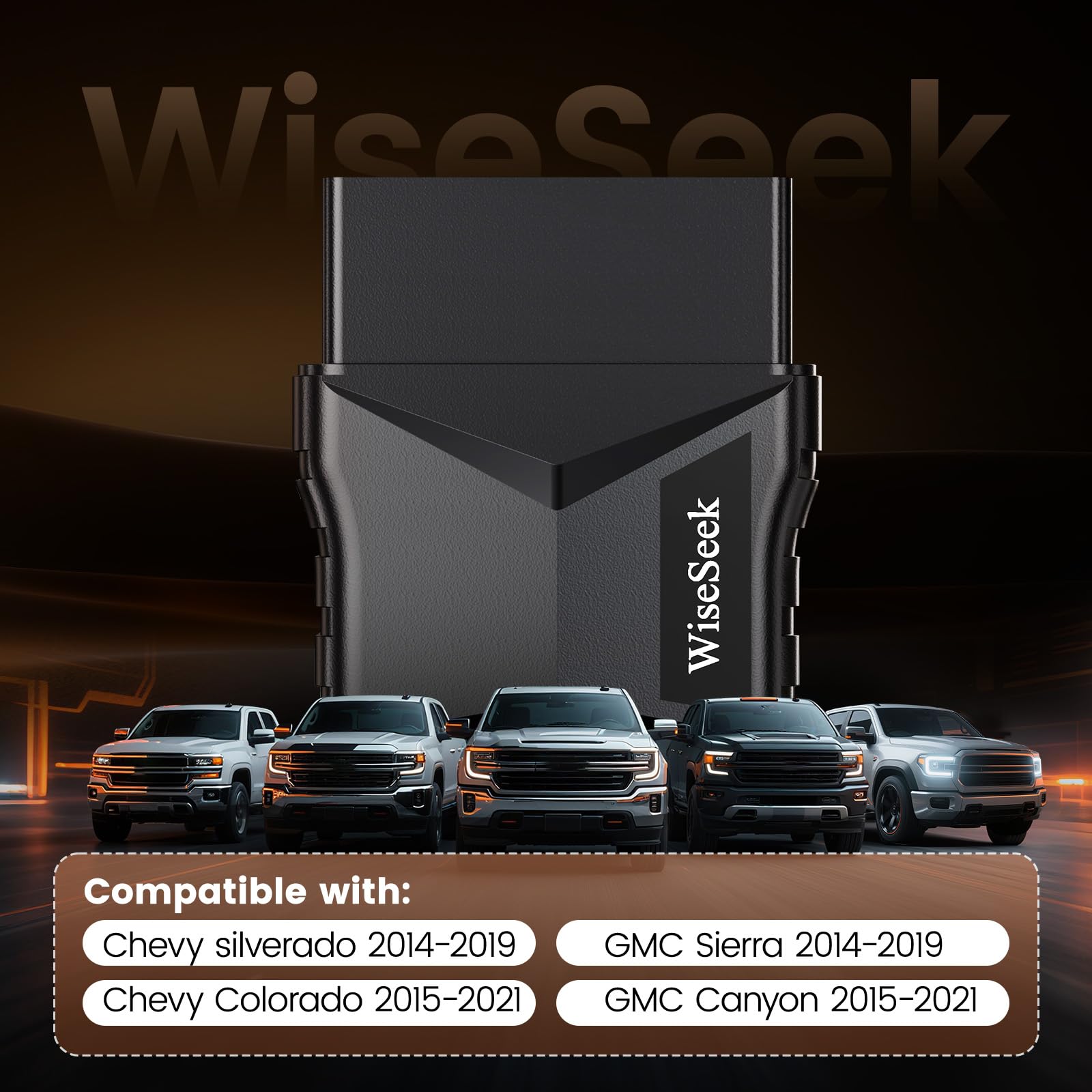 WiseSeek key fob during a simple programming step at the vehicle’s OBD port.