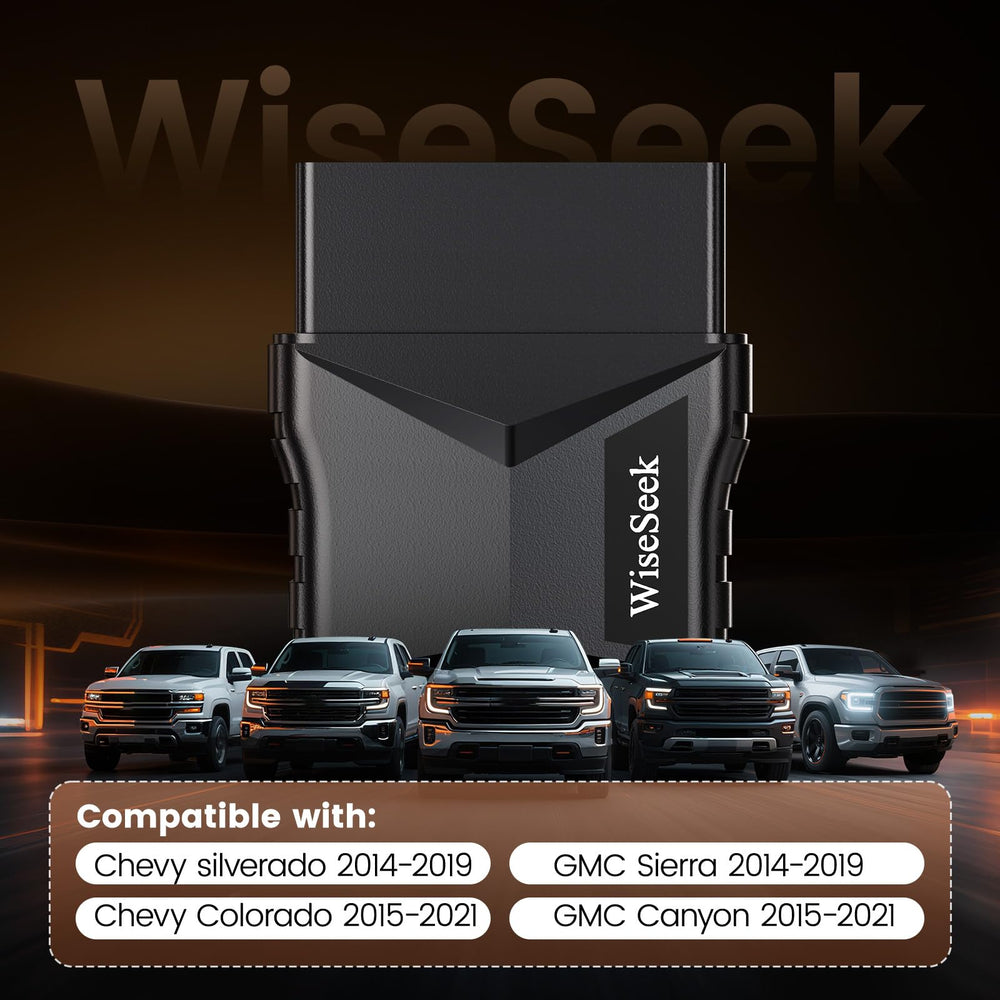 WiseSeek key fob during a simple programming step at the vehicle’s OBD port.