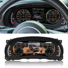 Wislinkvisontek Jeep Wrangler JK 12.3-inch screen delivers crisp dash visuals.