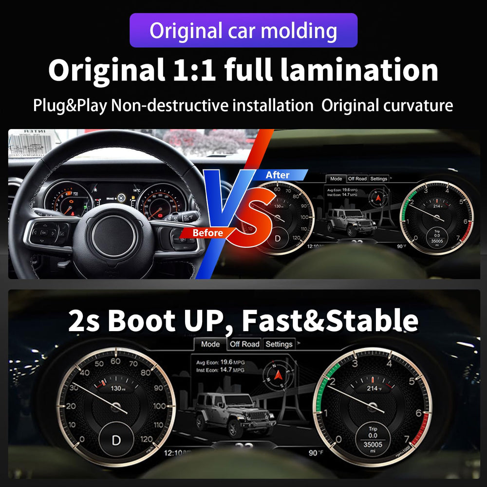 Wislinkvisontek non-destructive installation preserves original dash.