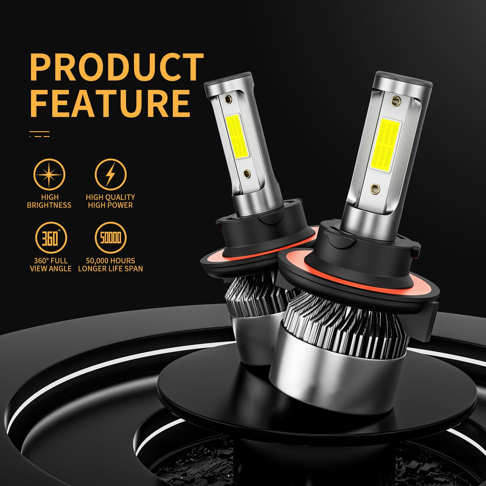WISONDAP 60000lm beam highlights obstacles for safer night driving.