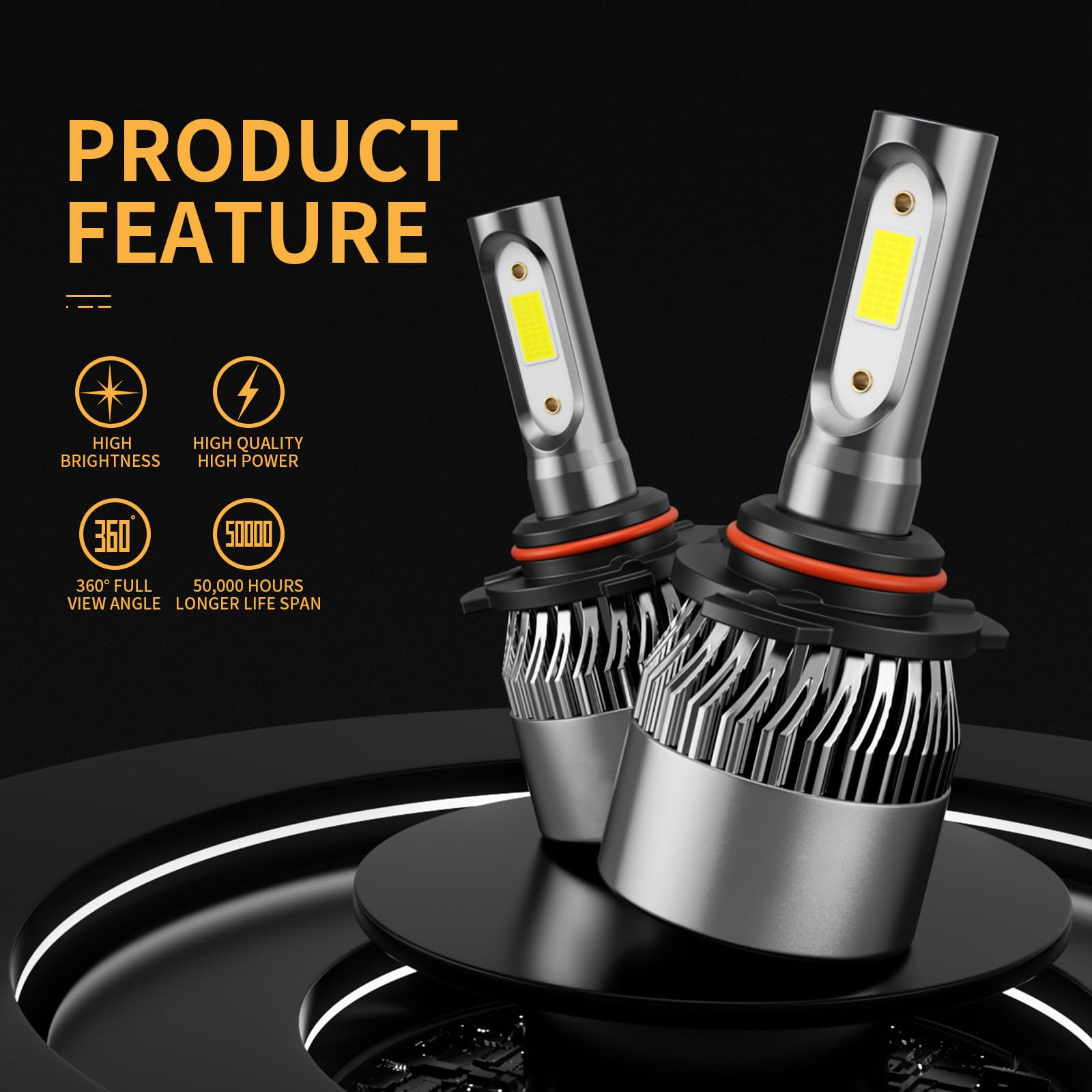 Wisondap 60,000 lumens total output label highlighting high brightness.