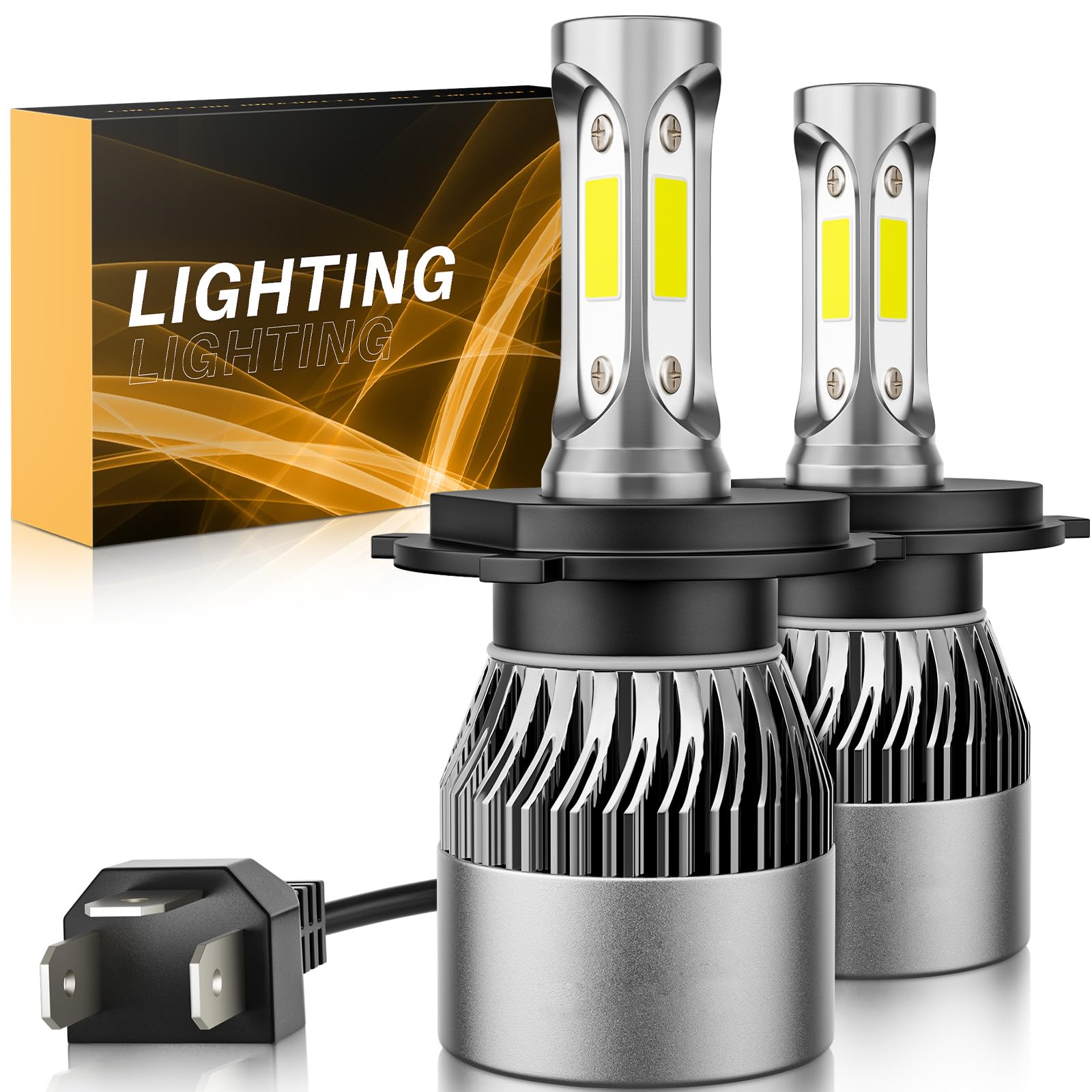WISONDAP bulb-6500k cool white for daylight-like night visibility