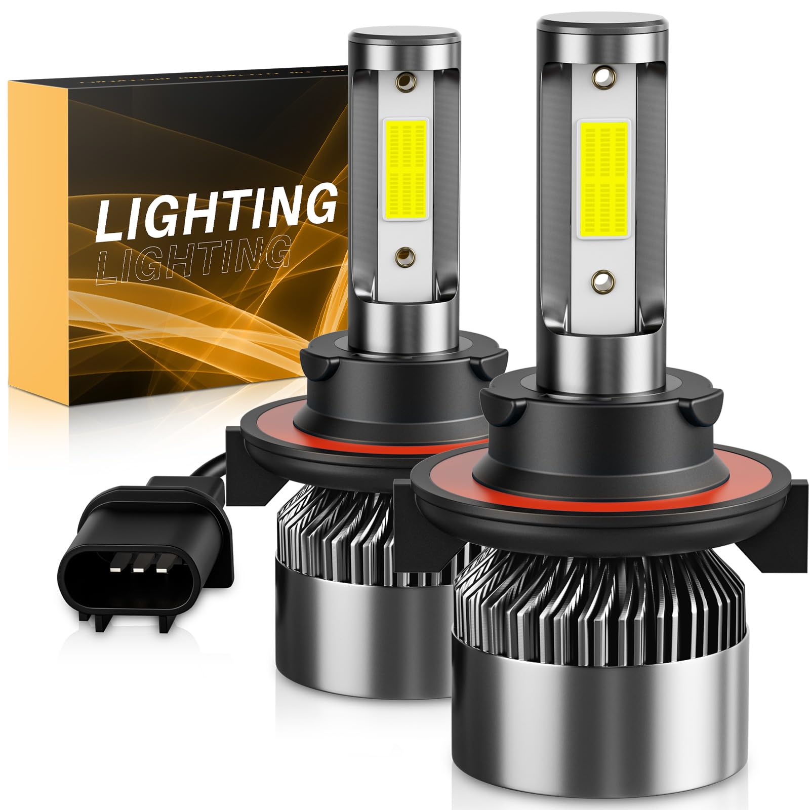 WISONDAP H13 off-road lights with cool-white beam for rugged trails.