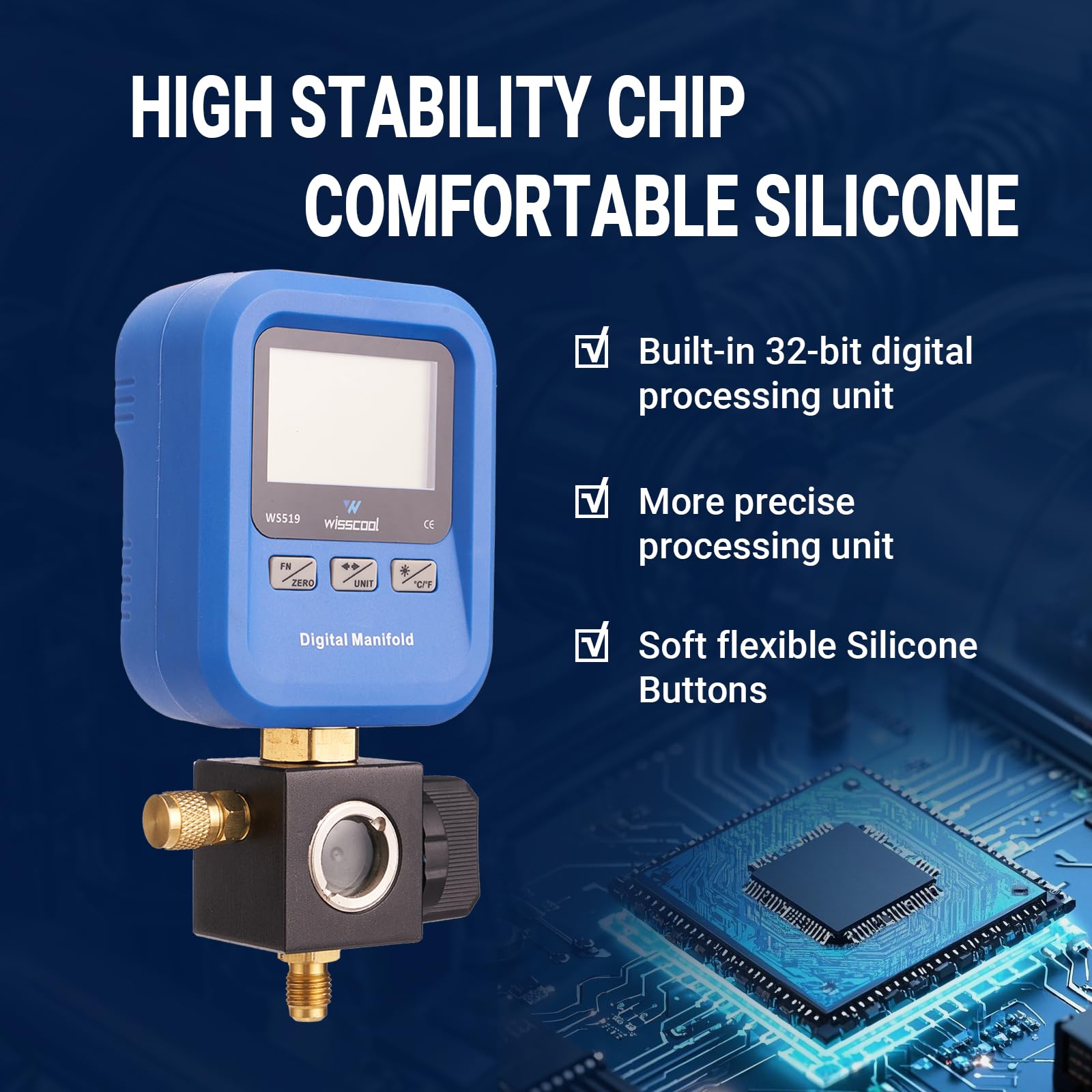 WISSCOOL lightweight design supports technicians during service calls.