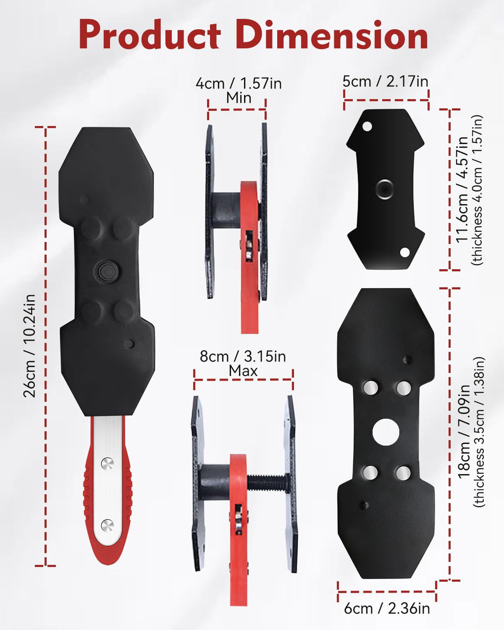Witaxima piston expander with 360-degree ratcheting for precise alignment