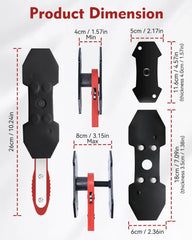 Witaxima piston expander with 360-degree ratcheting for precise alignment
