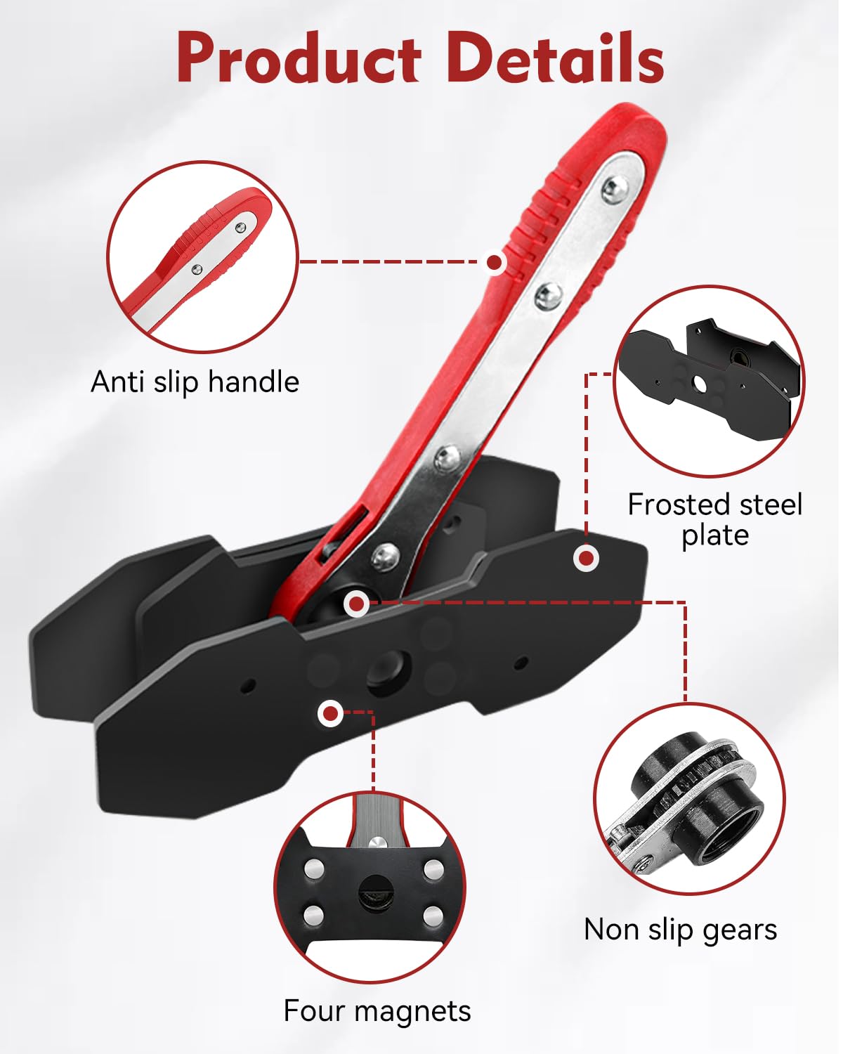 Witaxima tool shows extended plate range for easier pad replacement
