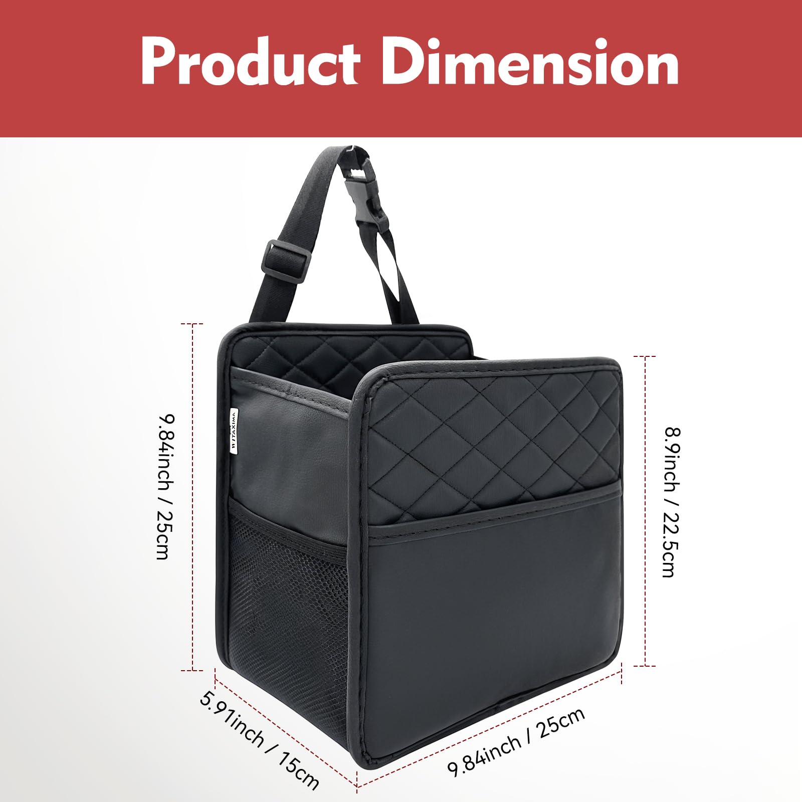 Witaxima premium PU leather outer close-up highlighting durability