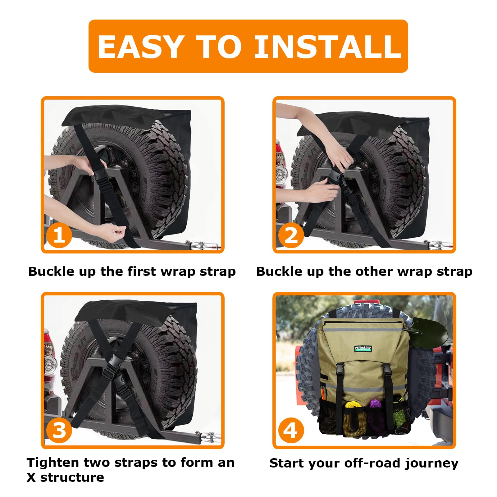 WITSTEP drainage holes keep moisture and odor from accumulating inside