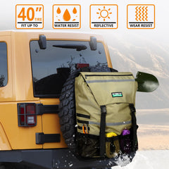 WITSTEP bag shows integrated top zip pocket for dirty clothes during off-road adventures