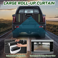 WITSTEP tailgate pad reflective strips for higher visibility at night.
