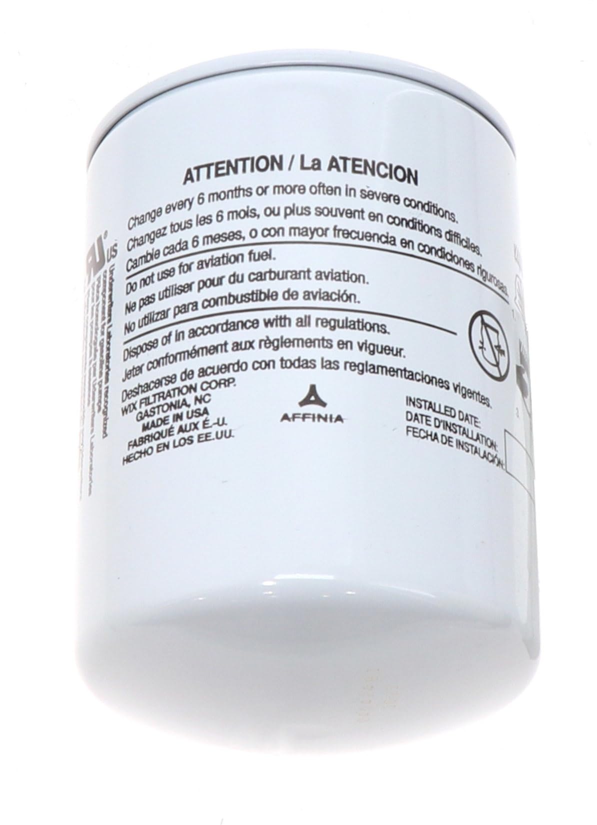 WIX 24006 fuel filter packaging for clear identification