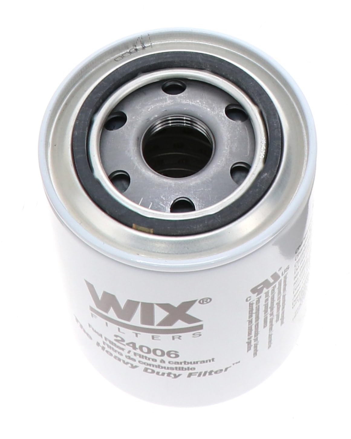 WIX 24006 fuel filter side profile highlighting compact dimensions