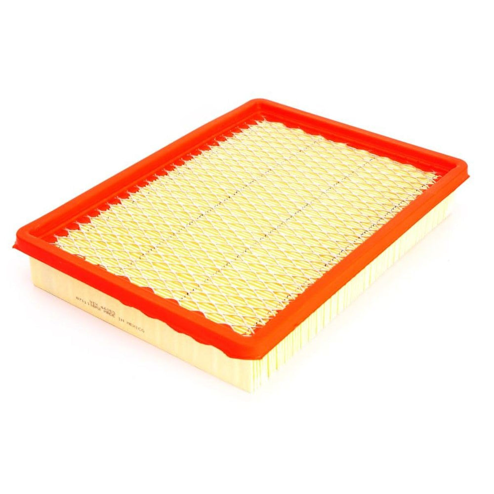 WIX 46153 air filter panel front view highlighting low-restriction design