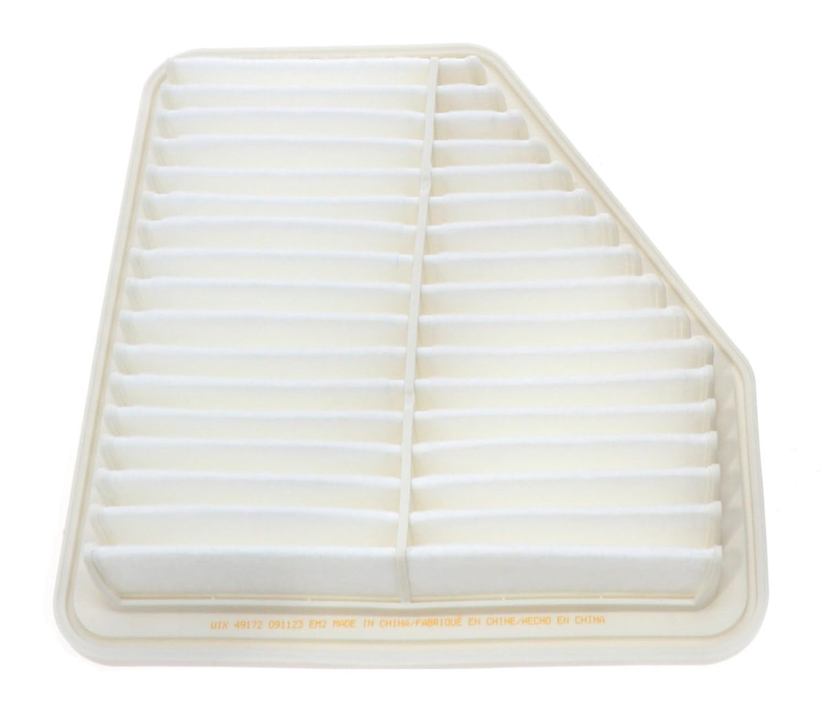 WIX 49172 air filter panel front view shows precise vehicle fit