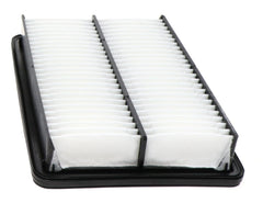Wix 49247 air filter pleated media close-up showing filtration design