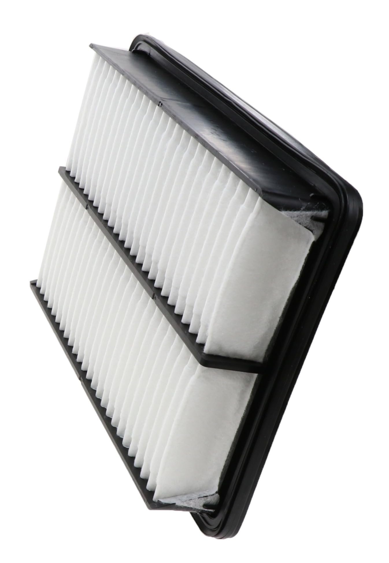 Wix 49247 air filter side profile highlights slim, space-saving shape