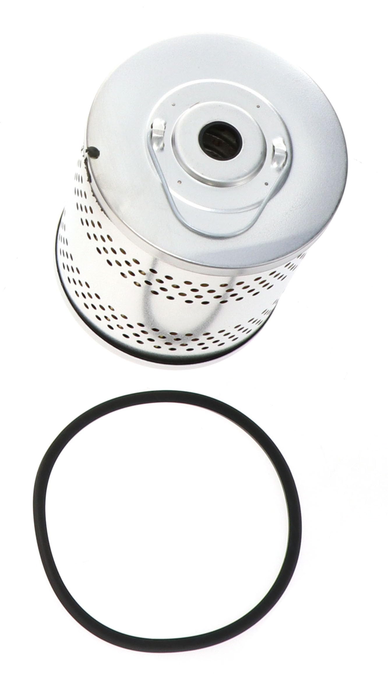 WIX 51010 oil filter replacement element inside reveals filtration media.
