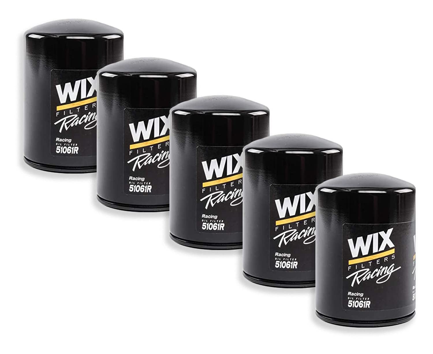 Wix 51061R spin-on lube filter front view for easy installation and filtration.