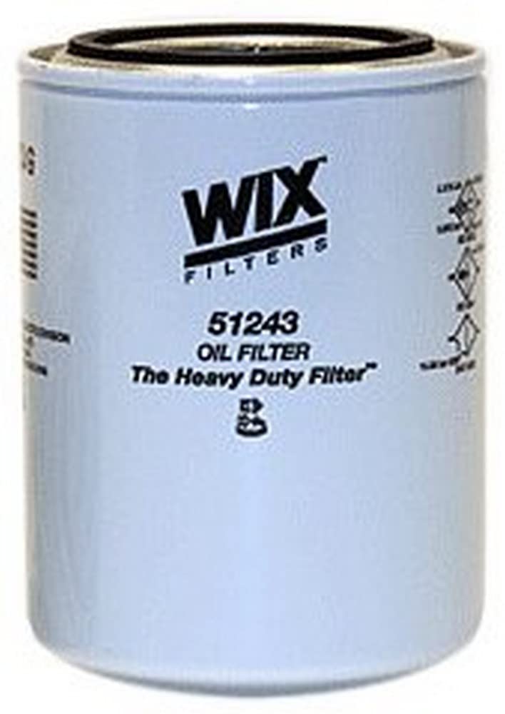 WIX 51243 oil filter replacement shows high filtration for synthetic and high-mileage oils