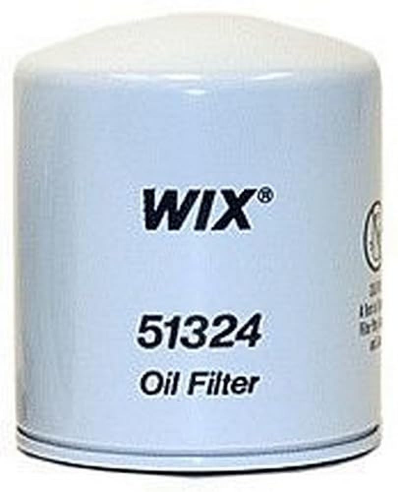 WIX 51324 spin-on lube filter with gasket and mounting plate for durable engine filtration