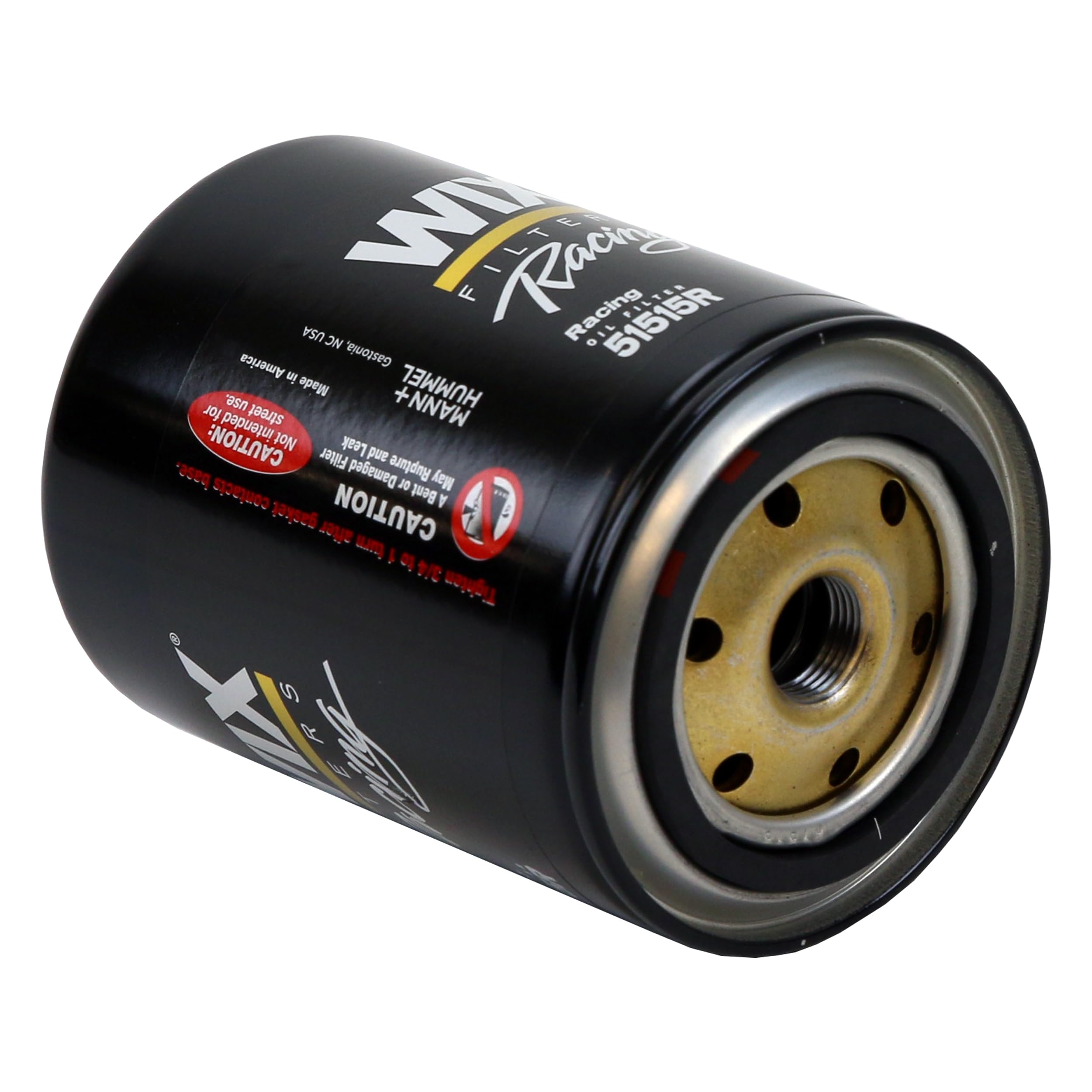 WIX 51515R spiral center tube improves flow and prevents collapse during hard racing