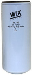 WIX 51748 oil filter for synthetic oils enhances engine protection