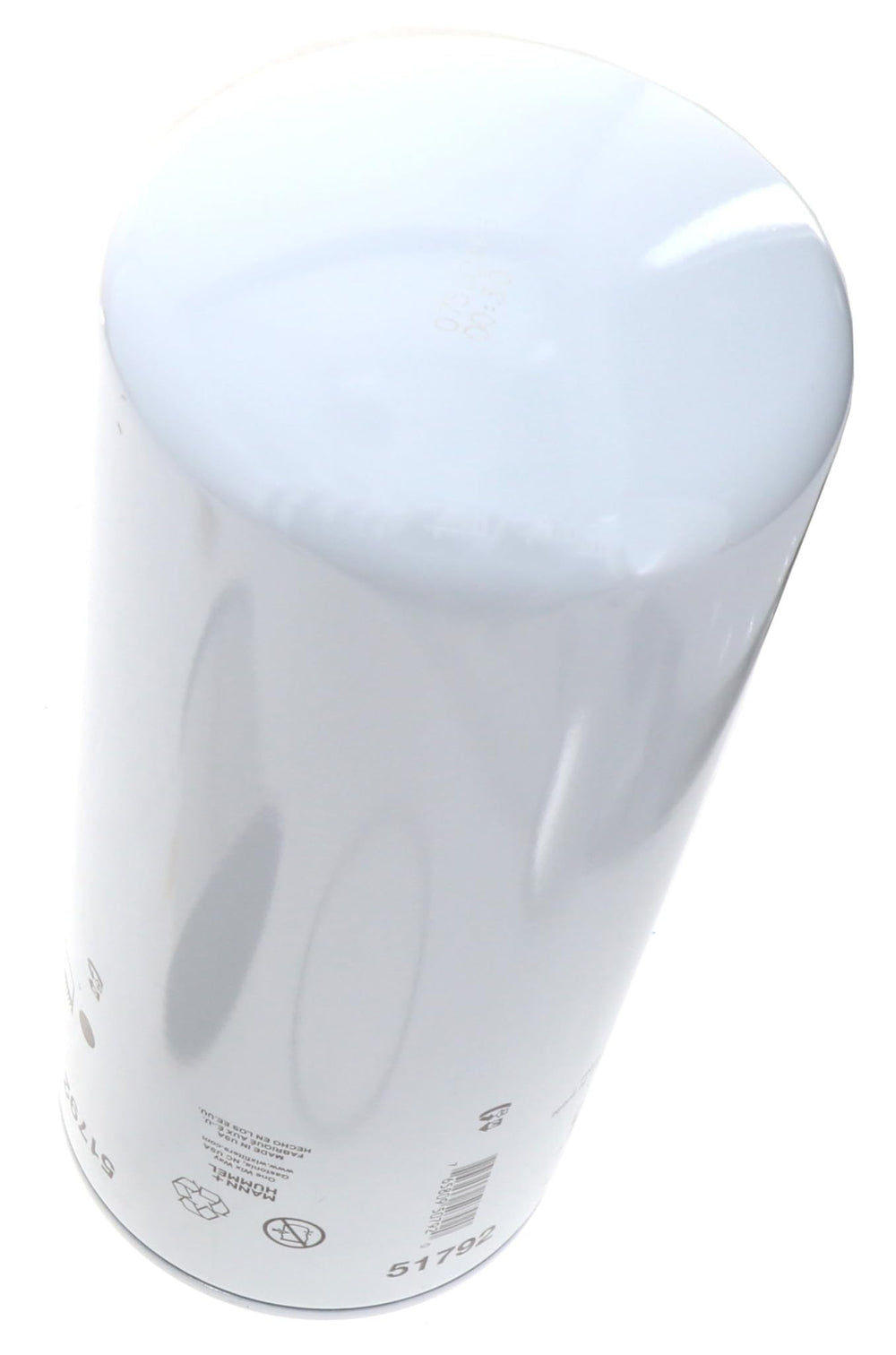 WIX 51792 center tube supporting efficient oil flow and filtration