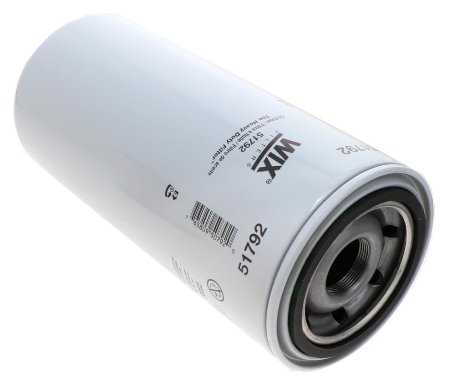 WIX 51792 heavy-duty spin-on filter body showing robust external housing for durable filtration