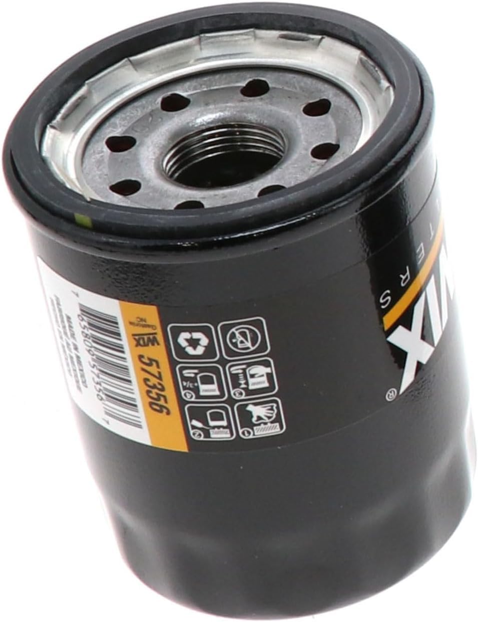 Wix 57356 spin-on lube filter brand label emphasizes trusted Wix filtration solutions.