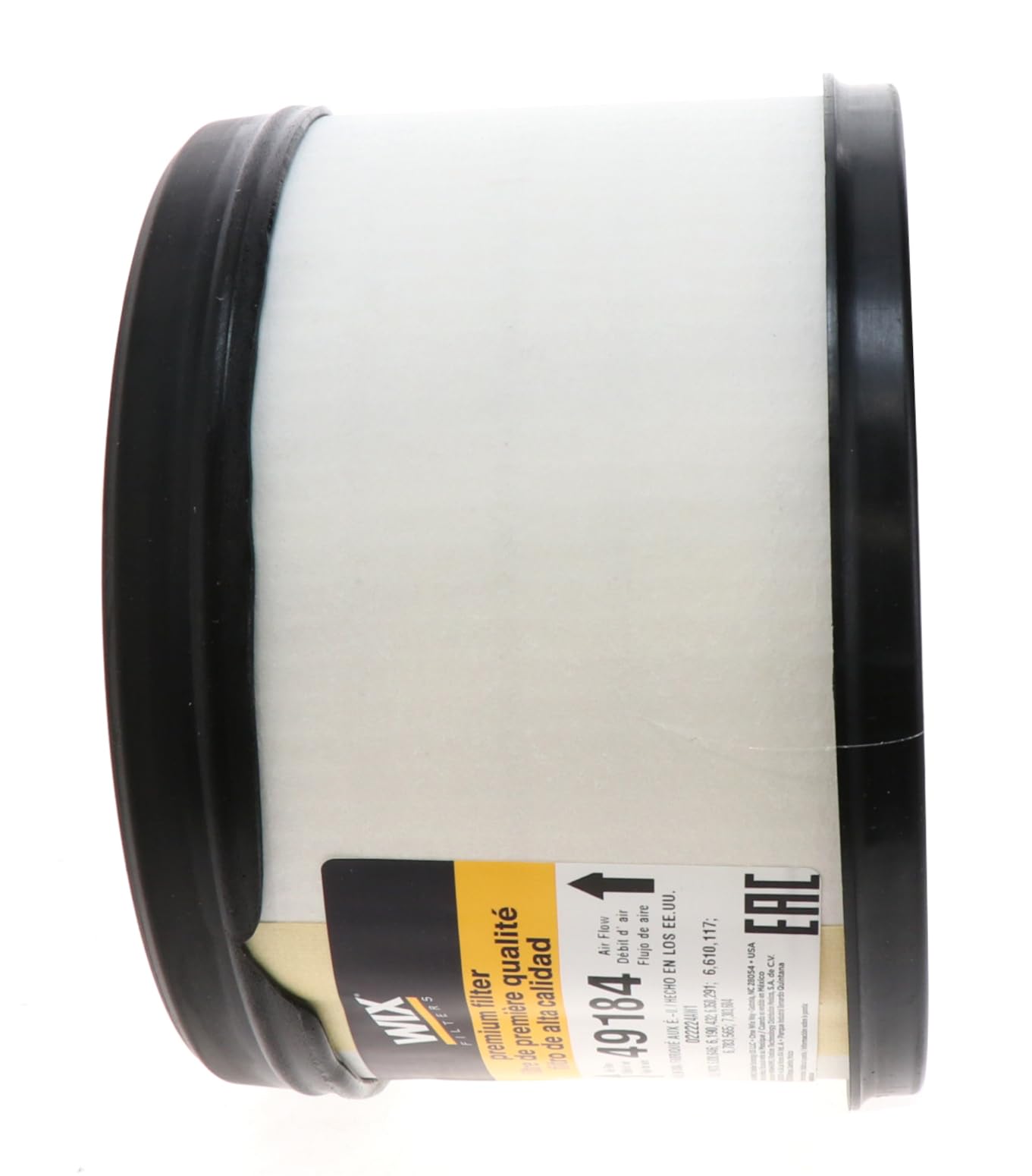 WIX branding on the filter body signals quality automotive parts.