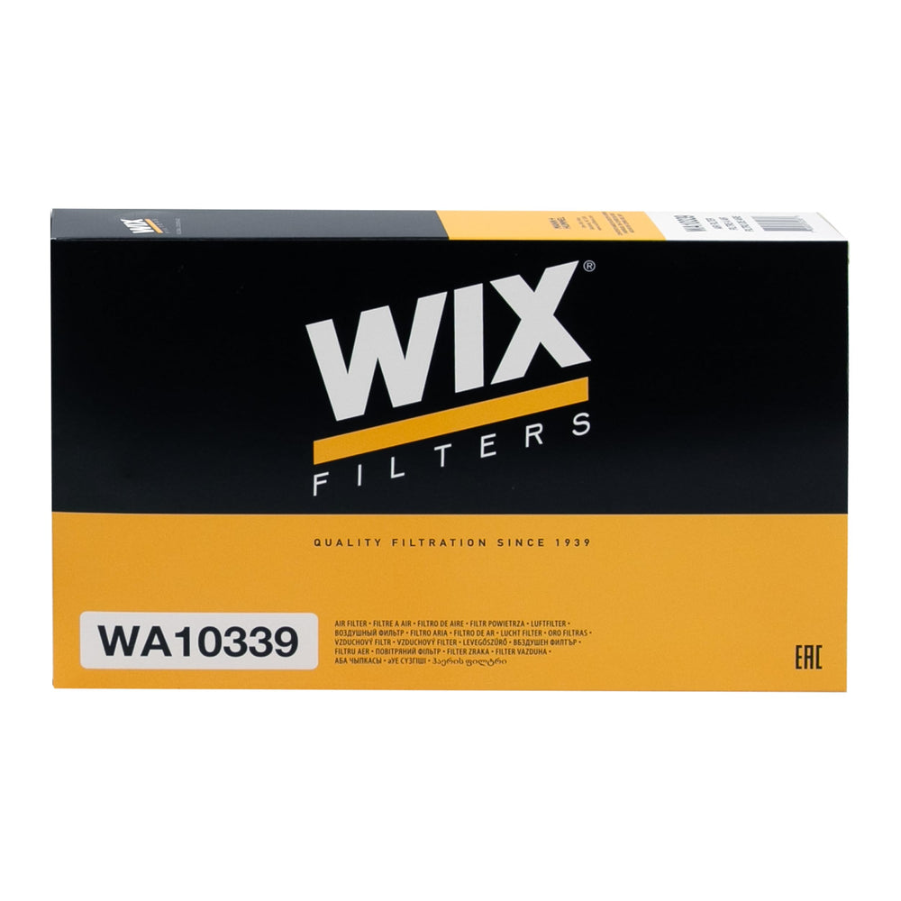WIX air filter for Honda Pilot and Ridgeline 2016-2019 packaging ready for installation.