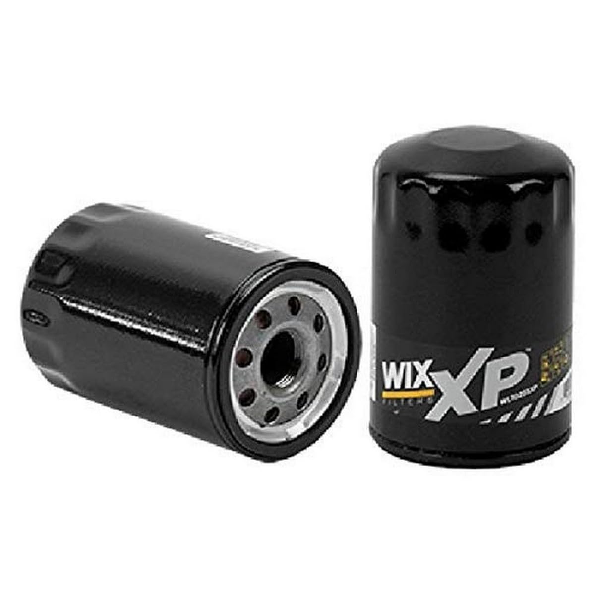 Wix automotive filter closeup demonstrates rugged housing for reliable lubrication filtration.