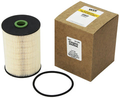 Wix cartridge fuel metal canister filter 33832 front view for clean fuel flow