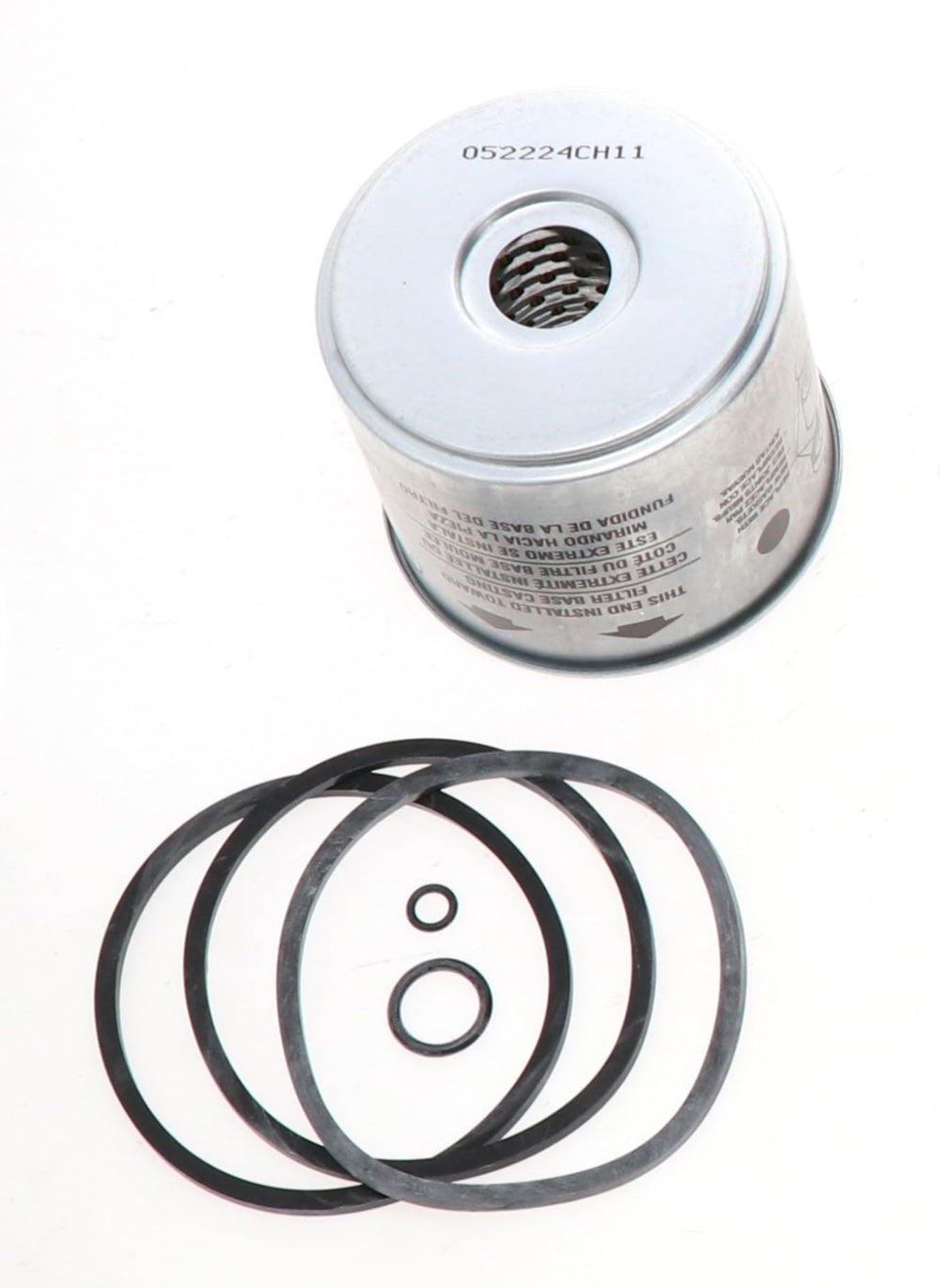 WIX Filters 33166 built-in gaskets close-up reduces mis-installation during replacement.