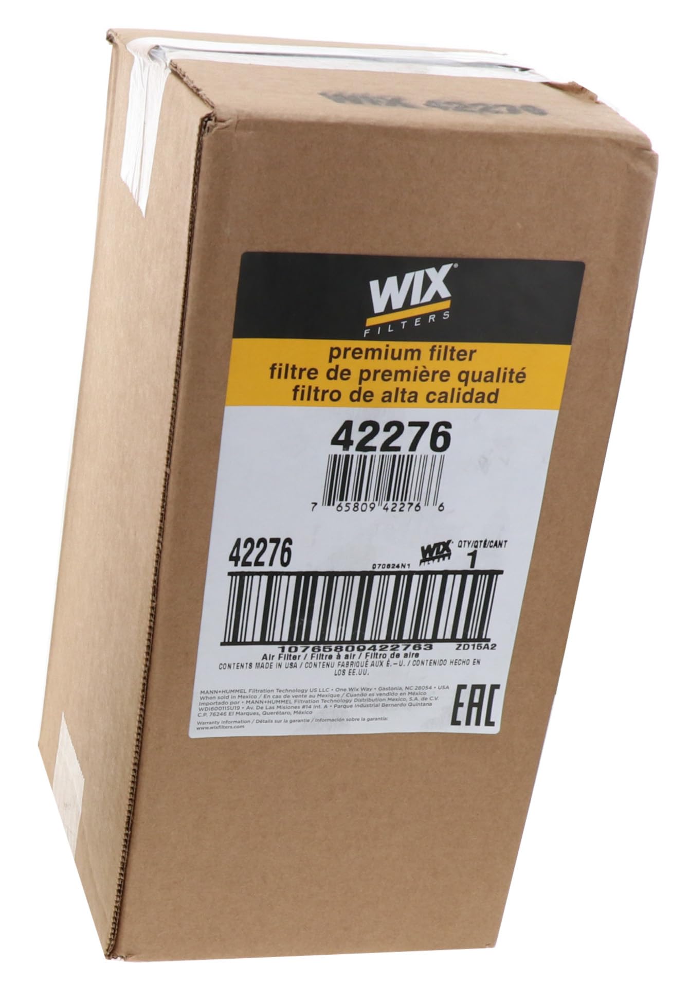 WIX Filters 42276 easy-installation scene illustrates quick replacement.