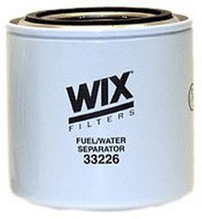 WIX Racing Filters fuel/water separator filter protects the fuel system from water intrusion.