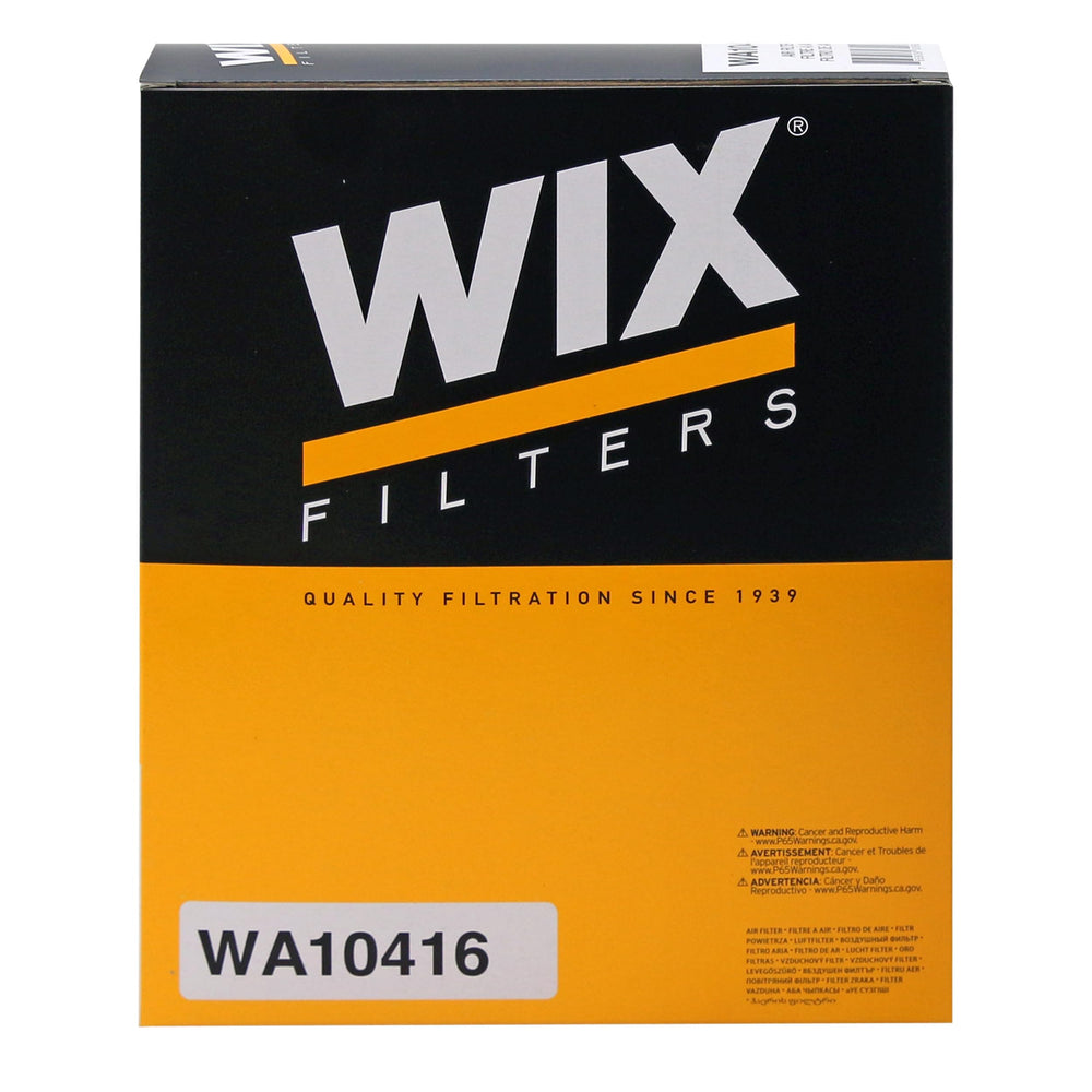 WA10416 air filter seal close-up showing precise fit for Civic.