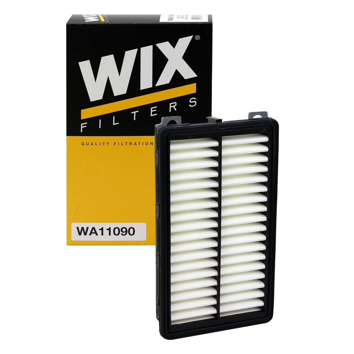 WIX WA11090 engine air filter front view showing robust protection and airflow