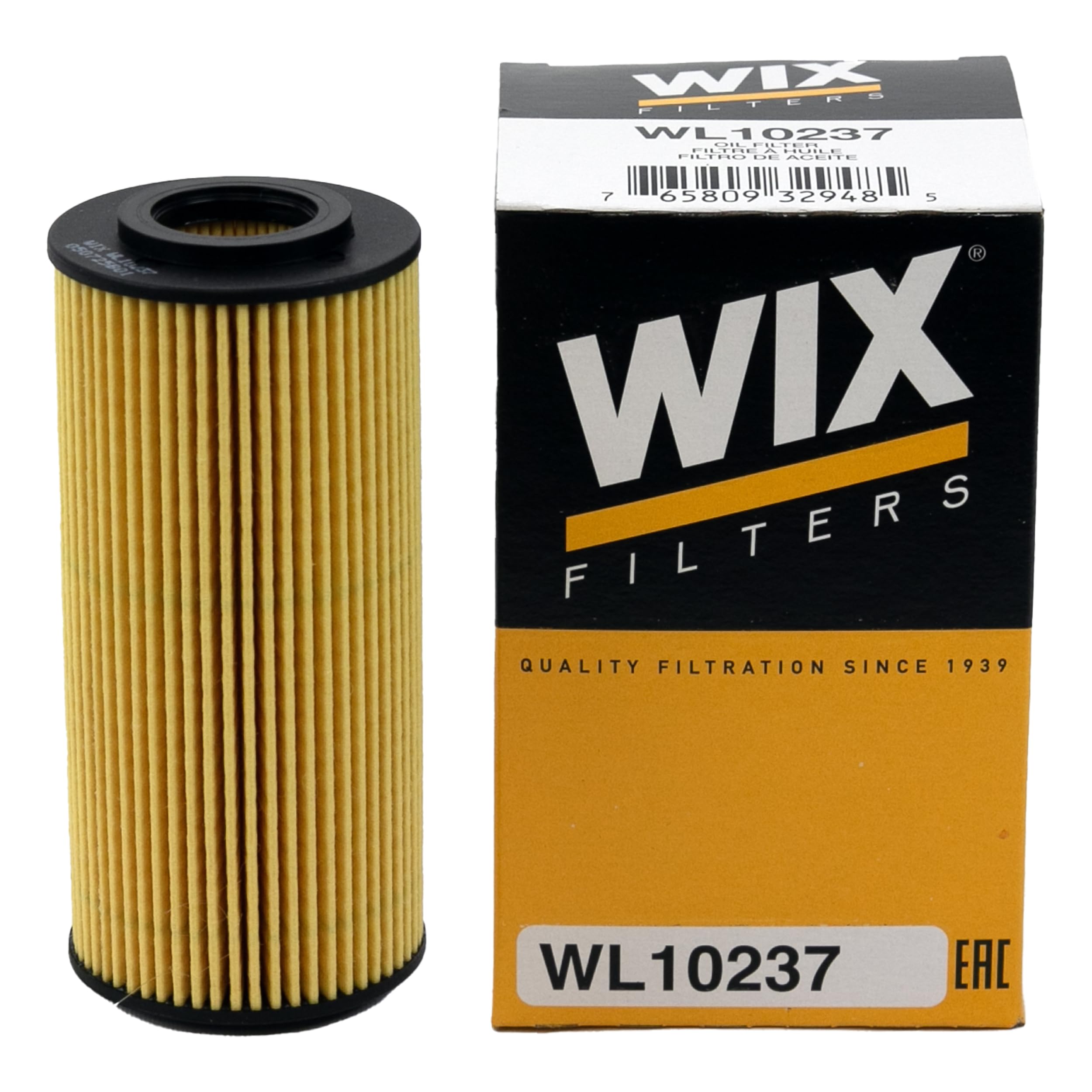 WIX WL10237 oil filter top view supports clean oil flow in Genesis G80/G90