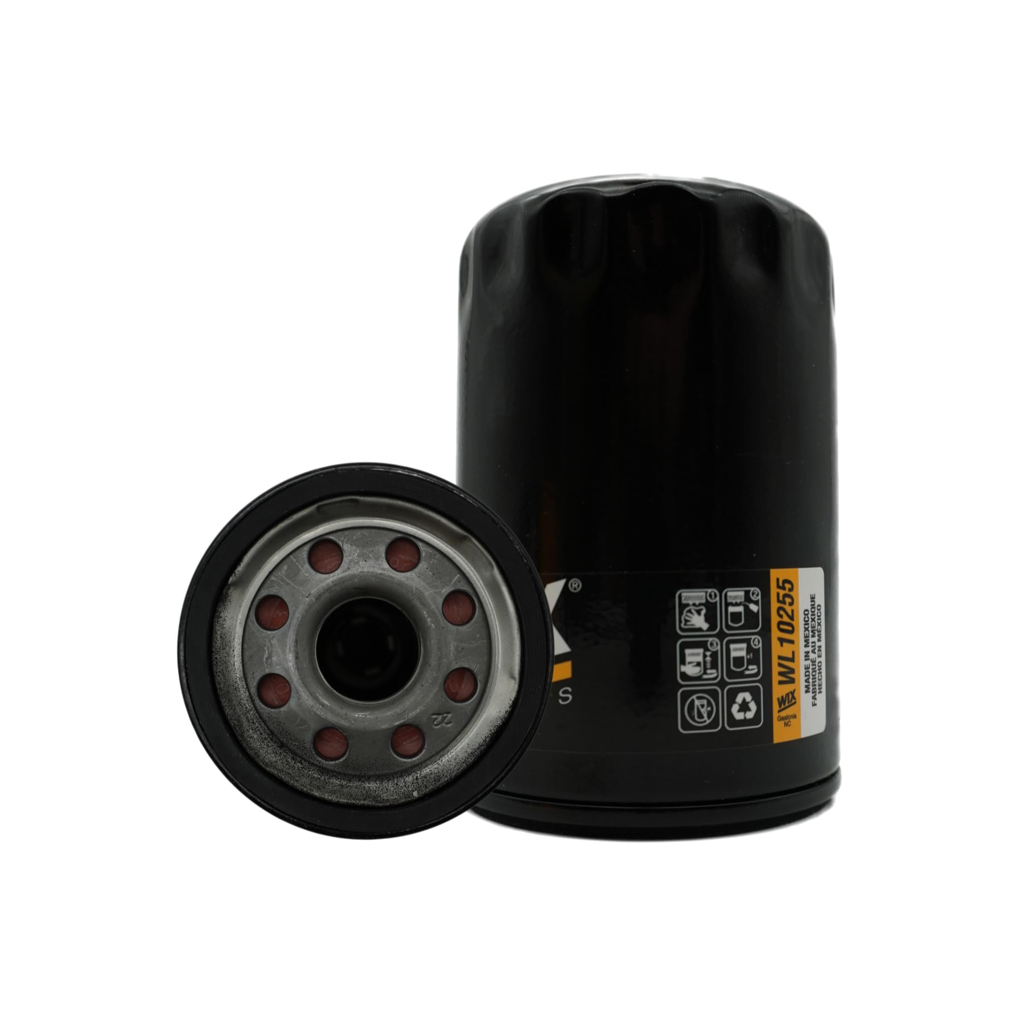Close-up of Wix WL10255 end-cap and seal for durable, spill-free installation