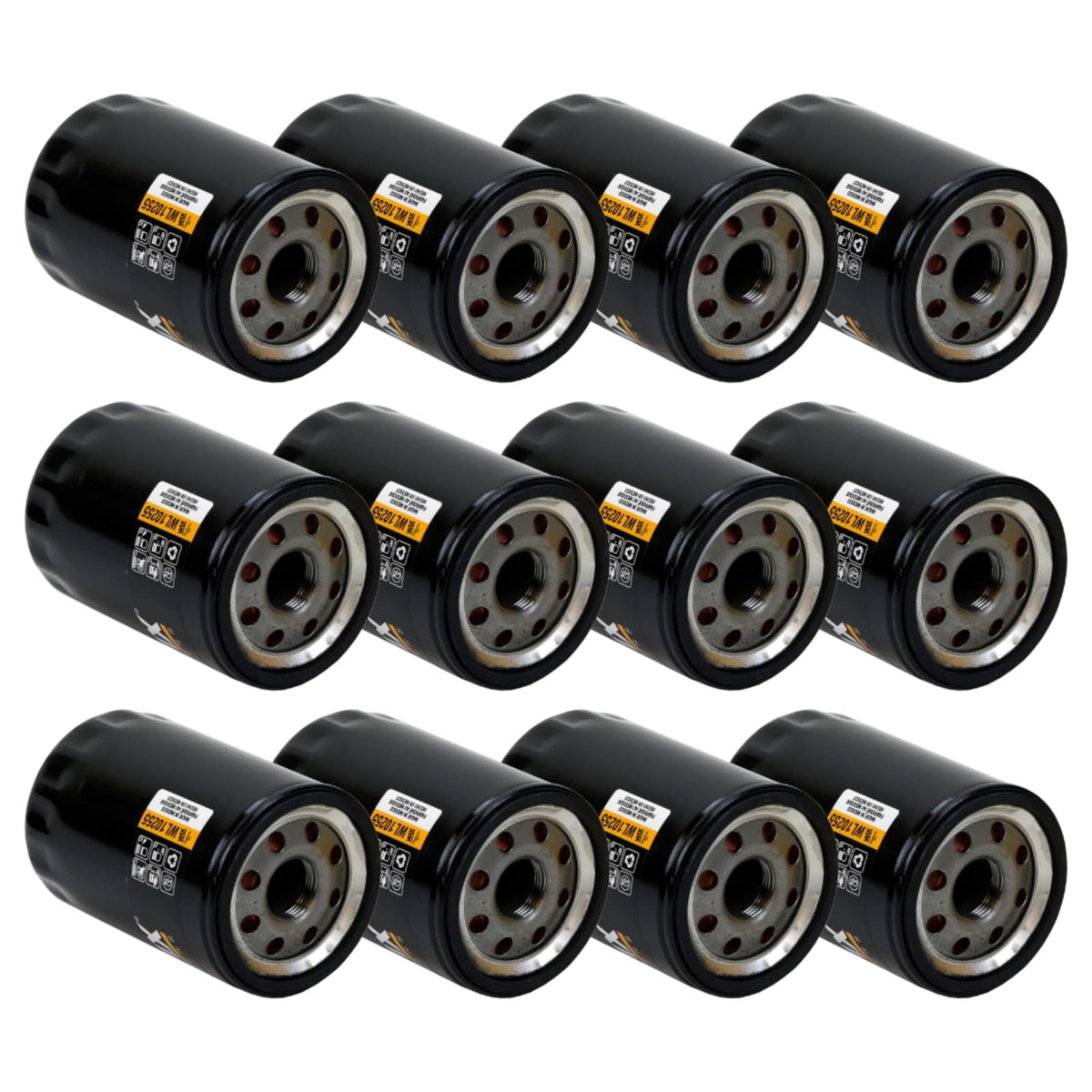Wix WL10255 spin-on lube filter packaging shows a 12-pack case for easy stock