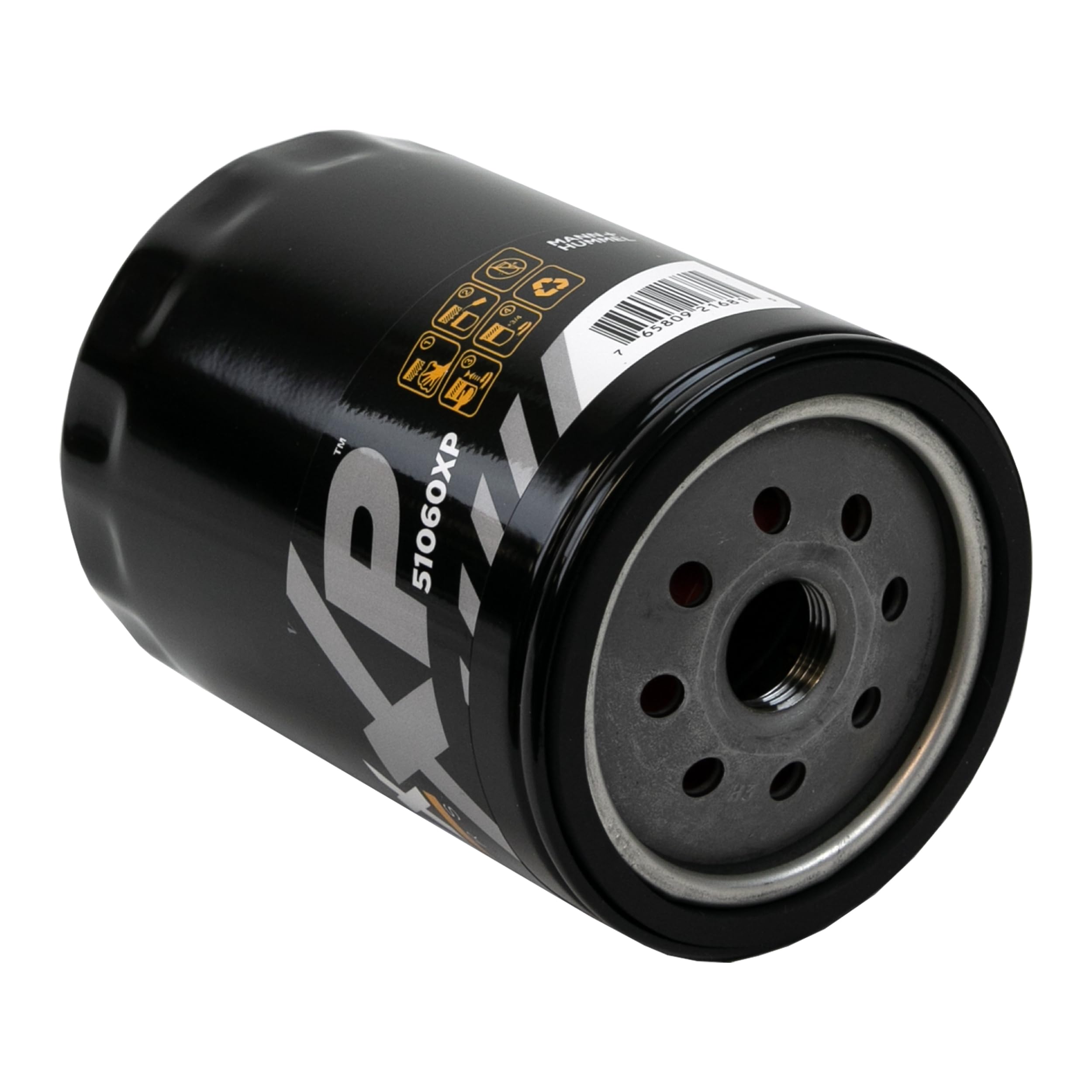 WIX XP oil filter during installation shows easy fit for DIY maintenance and faster changes.