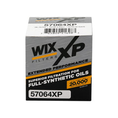 WIX XP oil filter extended-service-interval design supports longer synthetic oil usage.