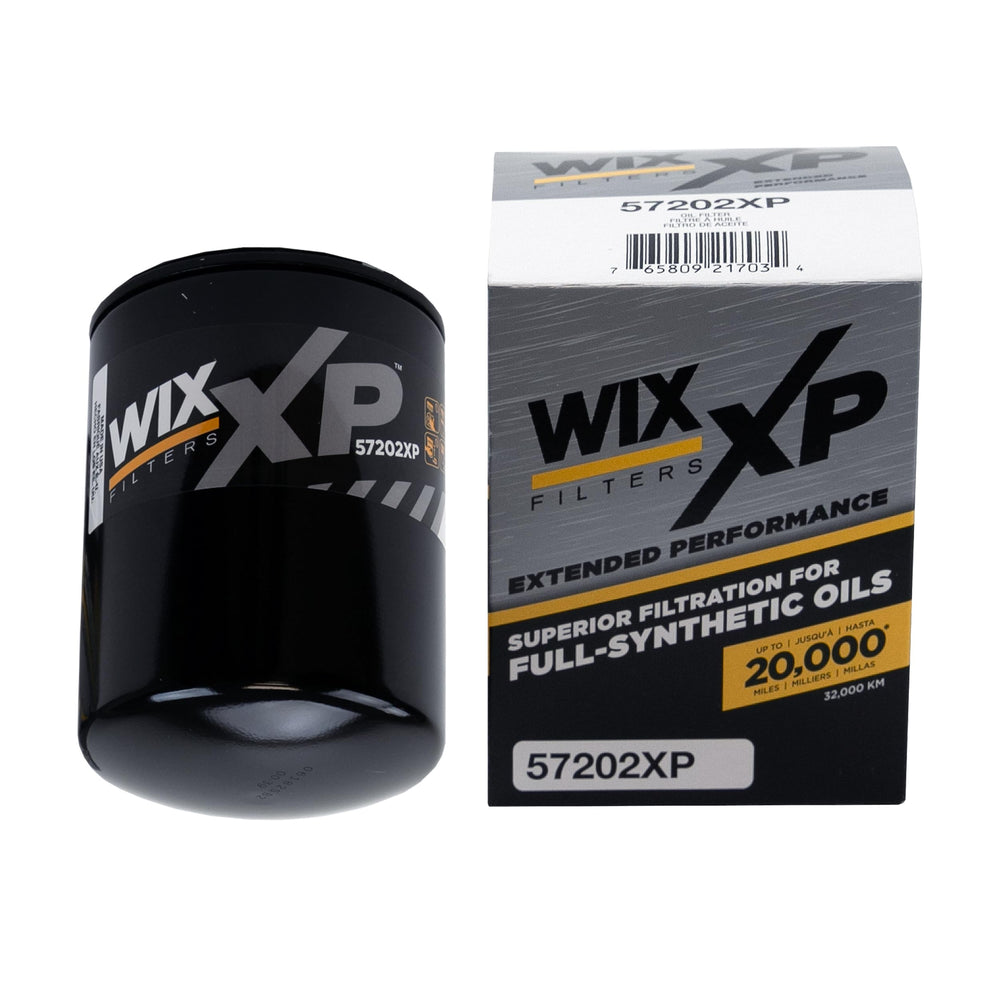 WIX XP oil filter exterior view highlighting rugged housing for tough driving conditions